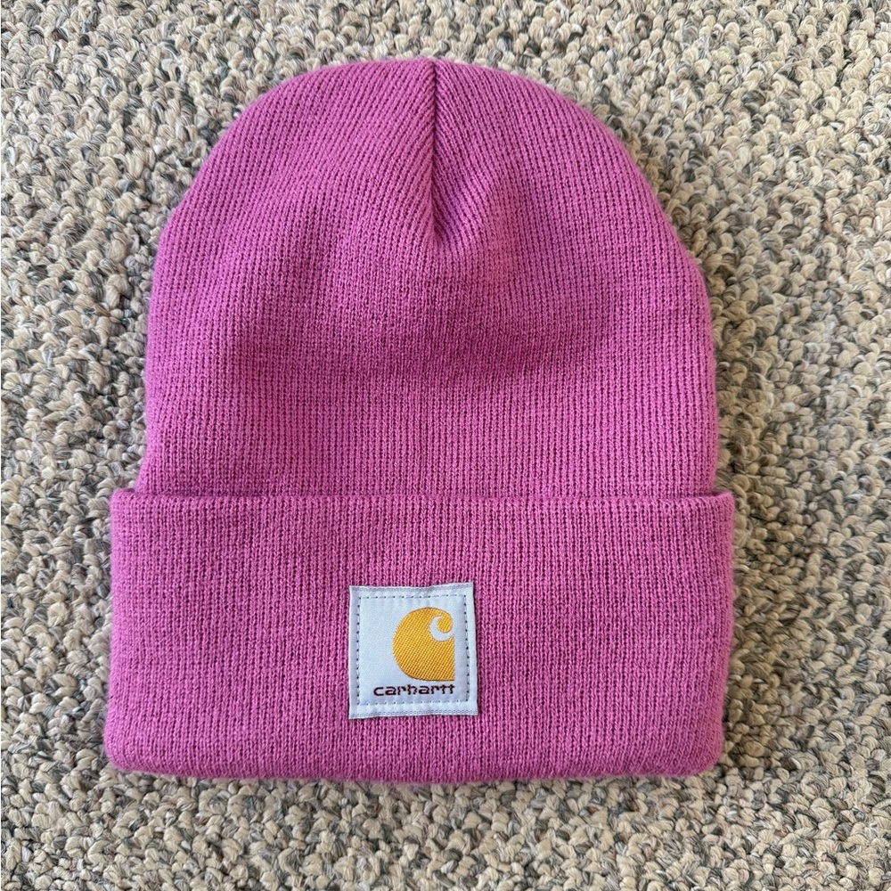 Carhartt Women’s Pink Fuchsia Knit Beanie Hat